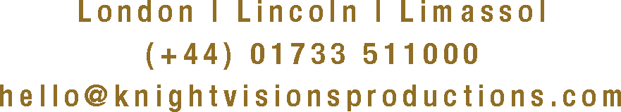 Contact details for Knightvisions Productions.